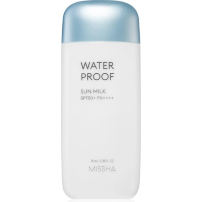 Missha All Around Safe Block Waterproof Sun Milk водоустойчив лосион за слънце SPF 50+ 70ml