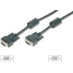 Equip Cable - 118817 (VGA кабел, HD15, феритен пръстен, двойно екраниран, мъжки/женски, 1, 8 м) (118817)