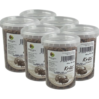 Bohemia Pet Food BOHEMIA 6x Krůtí odměny 250 g