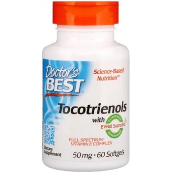 Doctor's Best Tocotrienols with EVNol SupraBio, 50 mg, 60 капсули, Doctor's Best