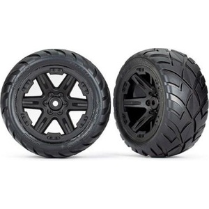 Traxxas колело 2.8", джанта RXT черен, гума Anaconda (2WD задни) (2)