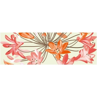 Dimex M-331 vliesová fototapeta na zeď Orange flowers rozměry 330 x 110 cm