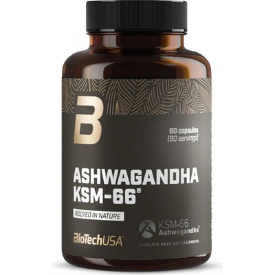 BioTech USA Ashwagandha KSM-66 60 kapsúl