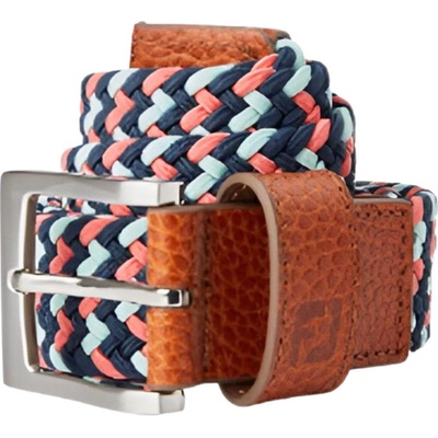 FootJoy Golfový pásek Braided pánské Navy/Růžová