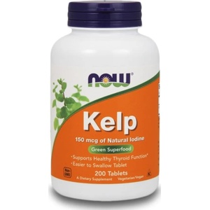 NOW Kelp, 150 mcg, 200 таблетки, Now (PRODUCT_30336)