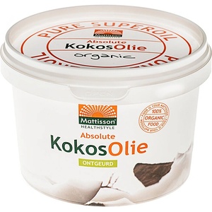 Mattisson Healthstyle Кокосоово масло (дезодорирано) БИО 500 ml (MT1520)