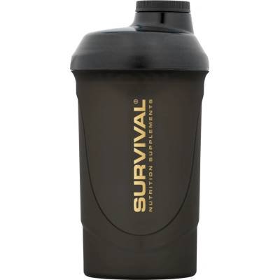 Šejkr Survival Gold - 600 ml (černý)
