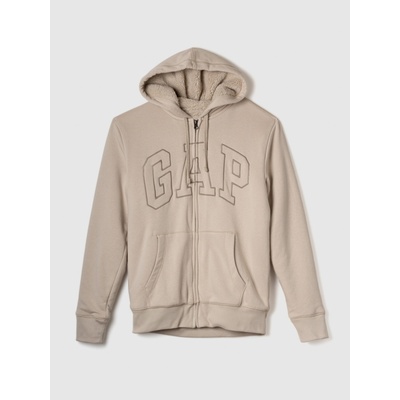 GAP Затоплена блуза с лого GAP GAP | Bezhov | МЪЖЕ | S