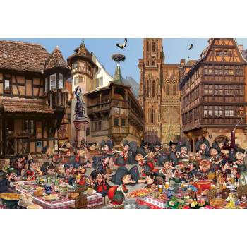 Grafika - Puzzle Ruyer: L'Alsace - 1 000 piese