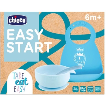 Chicco Easy Start 6m+ комплект за хранене за деца Blue