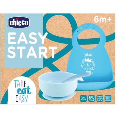 Chicco Easy Start 6m+ комплект за хранене за деца Blue