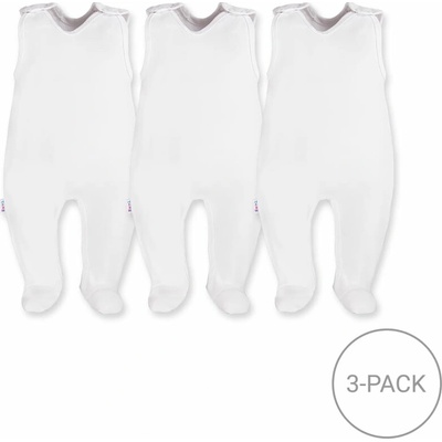 3pack dupačky bílé