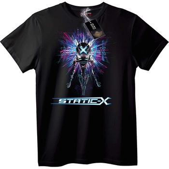 NOONEBRAND Тениска Static X Робот - L, Black