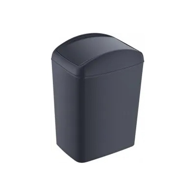 HORECANO - Пластмасов кош за смет / отпадъци с люлеещ капак 40л антрацит HOME-(TRN-190-04) (014823)