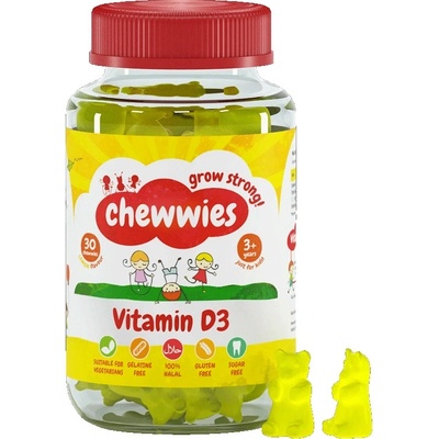 Chewwies Chewwies Vitamin D3 30 dávok