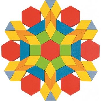 Goki Skladačka Puzzle Geometrické Tvary