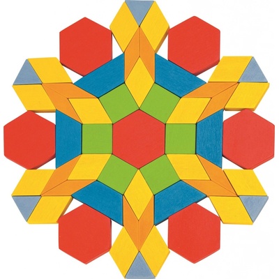 Goki Skladačka Puzzle Geometrické Tvary