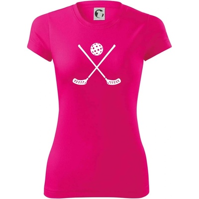 Florbalové hokejky Dámské Fantasy sportovní dresovina Neon Pink – Hledejceny.cz