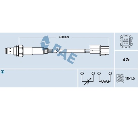 Lambda sonda FAE 77290