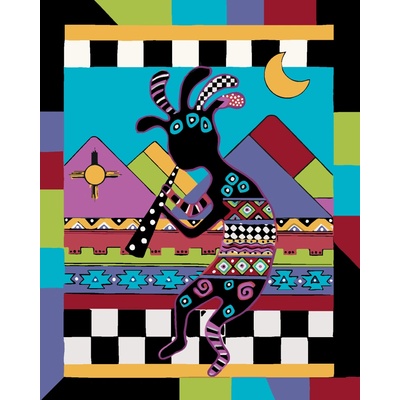 ZUTY Malování podle čísel MIMOZEMŠŤAN JONNA JAMES Rozměr 40 x 50 cm Rámování vypnuté plátno na rám