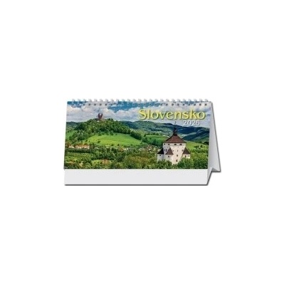 SLOVENSKO stolový týždenný riadkový 29 listov 297 x 138mm 2026