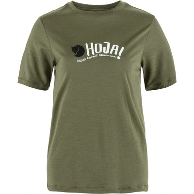 Fjällräven Hoja dámske tričko laurel green