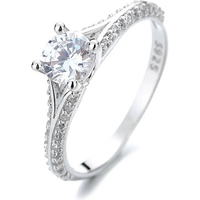 Majya Stříbrný prsten ILARIA s čirým kamínkem 10054