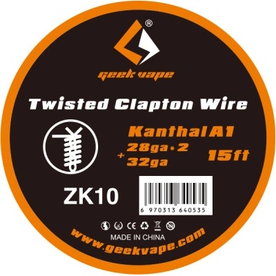 GeekVape Twisted Clapton Wire Kanthal A1 28ga 32ga