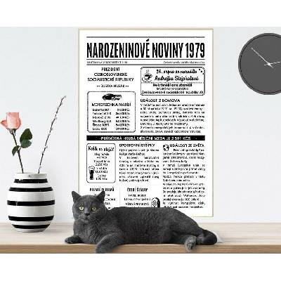 Narozeninové noviny 1979 - jednostranné