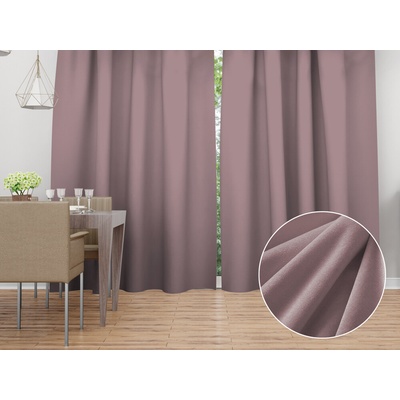 Biante Zamatový záves Velvet Prémium SVP-031 Tmavo staroružový - šírka 135 cm 135x140 cm