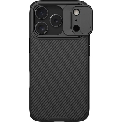 Nillkin iPhone 17 Pro NILLKIN CAMSHIELD PRO Силиконов удароустойчив протектор за телефон, ивица, ЧЕРЕН GP-174925 (GP-174925)