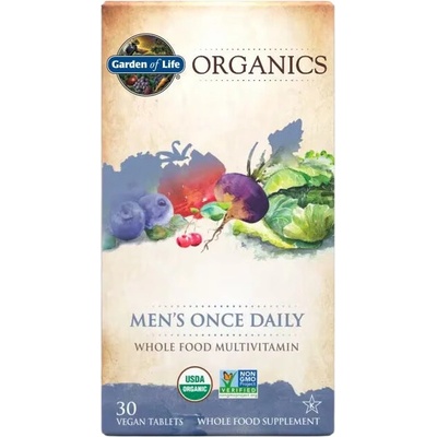 Garden of Life Mykind Organics Men's Once Daily Multi pre mužov 30 tabliet