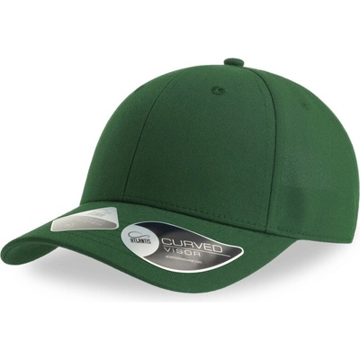 Atlantis Headwear Joshua 6 panelová baseballová COT33010954099 bottle gree Zelená lahvově