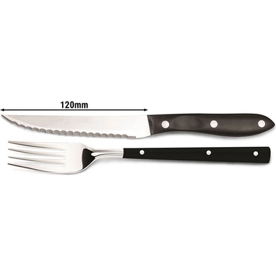 G.Gastro 12 Kusů Sada příborů na steaky 12 cm D11765756