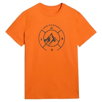 4F Tshirt M3138 Размер: L / Цвят: оранжев