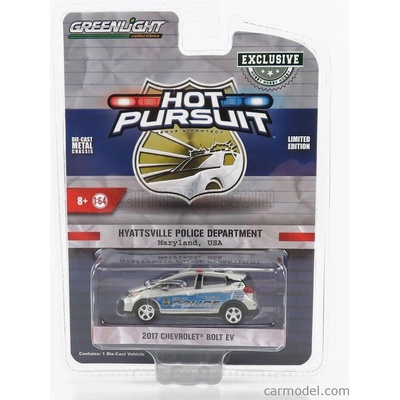 Greenlight Chevrolet Bolt Maryland Police Department 2017 Stříbrná Modrá 1:64