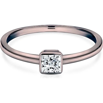 SAVICKI Годежен пръстен Pure: черно злато, диамант