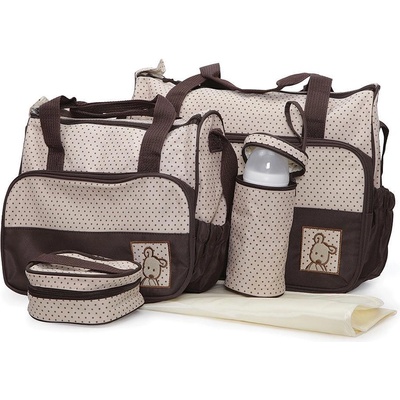 Moni Комплект чанти за аксесоари Stella кафяв (103722)