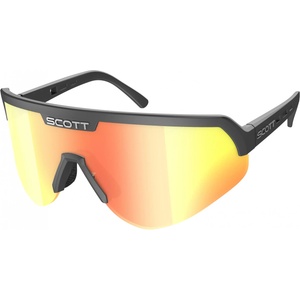 SCOTT Очила за колоездене Scott Sunglasses Sport Shield S3 Cycling glasses - Black / Glas: Red Chrome - размер One Size (205-2523-0111)