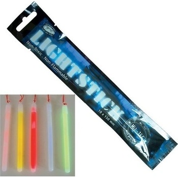 Mil-Tec Svietiaca tyčinka - chemické svetlo 10x150mm Biela