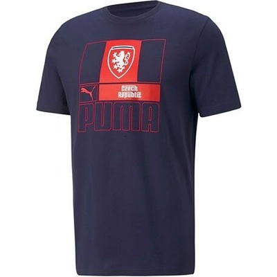 Puma Facr FtblCore Tee tmavě modré