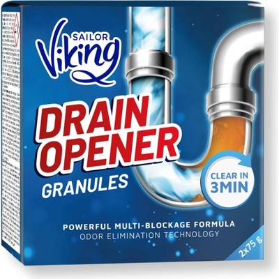 Viking Sailor Drain Opener čistič odtokov 2 x 75 g
