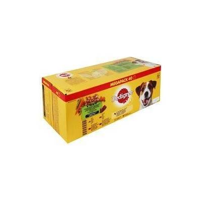 Pedigree Adult mäso.výber so zel.v šťave 40 x 100 g