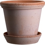 Bergs Potter Саксия Flora с поставка 12 см розова (FR12S)