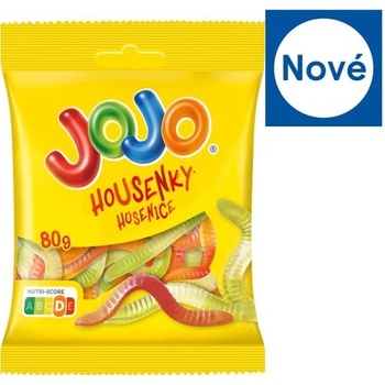 Jojo Housenky želé s ovocnými příchutěmi 80 g