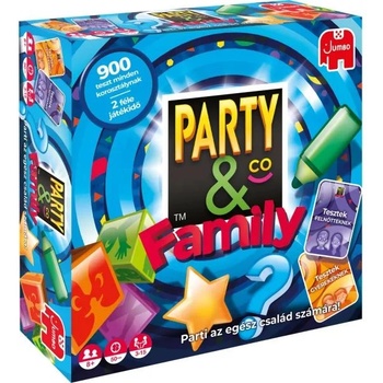 TM Toys Jumbo: Парти и Ко Фемили настолна игра на унгарски език (JUM0432)