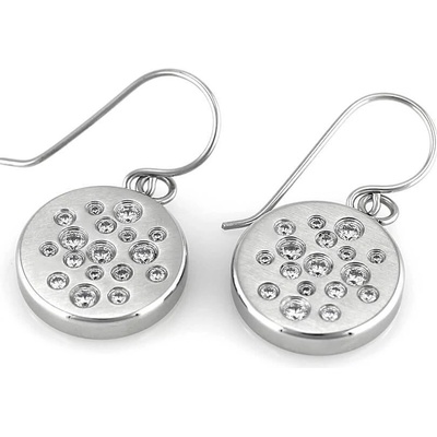 MPM-TIME nerezové náušnice 7656 strieborné