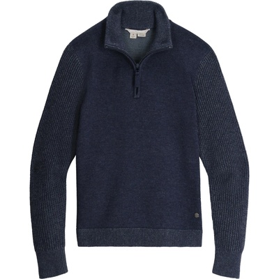 Royal Robbins Дамски вълнен пуловер Royal robbins Women's Westlands 1/4 Zip Merino jumper - Deep Blue Htr - размер XL (105-6805-0214)