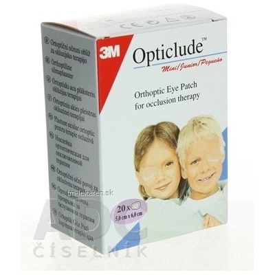 3M Opticlude Mini očná náplasť 5 x 6 cm
