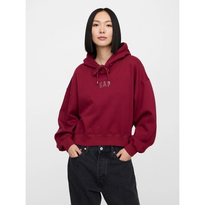 GAP Oversize mikina s logom červená